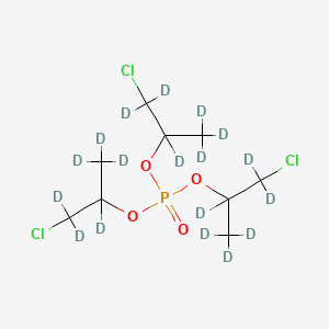 molecular formula C9H18Cl3O4P B12377662 Tris(1-chloro-2-propyl) Phosphate-d18 