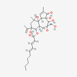 molecular formula C30H42O9 B1237767 Vesiculosin CAS No. 96935-20-5