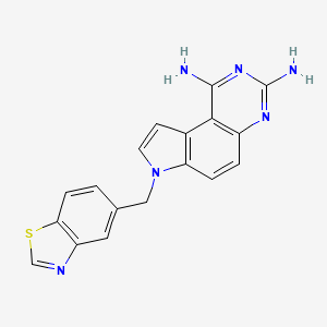 molecular formula C18H14N6S B12377672 Dhfr-IN-8 