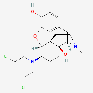 molecular formula C21H28Cl2N2O3 B1237768 Chloroxymorphamine CAS No. 71360-45-7
