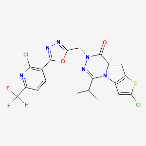 molecular formula C20H13Cl2F3N6O2S B12377687 Nlrp3-IN-21 