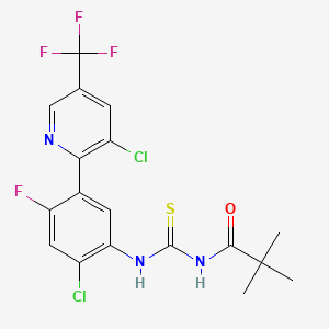 molecular formula C18H15Cl2F4N3OS B12377707 Herbicidal agent 2 