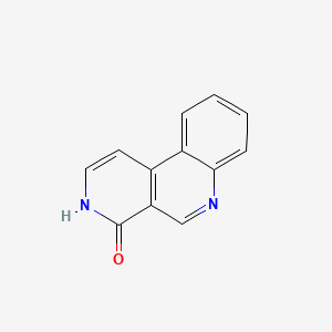 molecular formula C12H8N2O B1237773 Benzo(c)(2,7)naphthyridin-4(3H)-one CAS No. 7344-61-8
