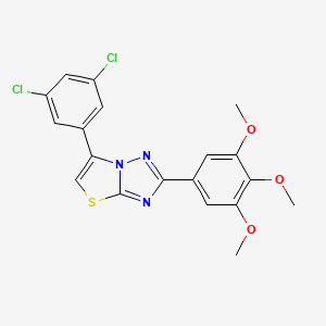 molecular formula C19H15Cl2N3O3S B12377751 Tubulin polymerization-IN-44 