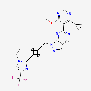 molecular formula C29H27F3N8O B12377762 Usp1-IN-6 