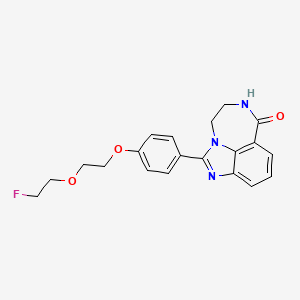 molecular formula C20H20FN3O3 B12377776 2-[4-[2-(2-Fluoroethoxy)ethoxy]phenyl]-1,3,10-triazatricyclo[6.4.1.04,13]trideca-2,4,6,8(13)-tetraen-9-one 