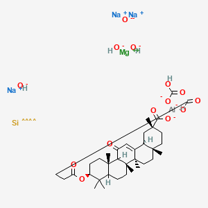 molecular formula C35H52AlMgNa3O14Si B1237779 Pyrogastrone CAS No. 78515-90-9