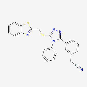 molecular formula C24H17N5S2 B12377791 Ltb4-IN-2 