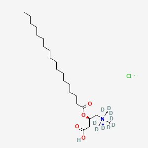 Stearoyl-L-carnitine-d9 (chloride)