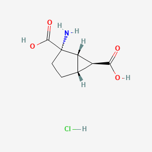 molecular formula C8H12ClNO4 B12377806 Eglumegad (hydrochloride) 