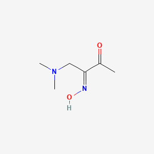 molecular formula C6H12N2O2 B1237782 1-(Dimethylamino)-2-hydroxyimino-3-butanone 