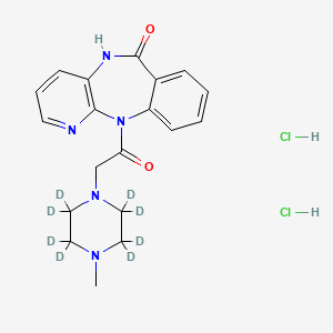 molecular formula C19H23Cl2N5O2 B12377837 Pirenzepine-d8 (dihydrochloride) 