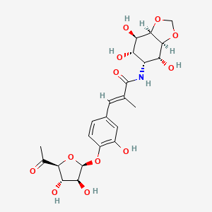 molecular formula C23H29NO12 B1237785 Hygromycin A CAS No. 6379-56-2