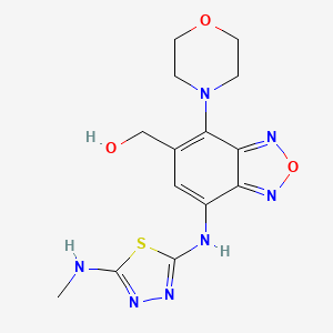 molecular formula C14H17N7O3S B12377860 Aep-IN-2 