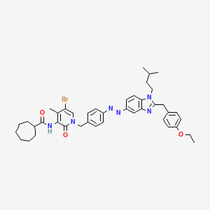 molecular formula C42H49BrN6O3 B12377868 CB2R agonist 2 