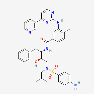 molecular formula C37H41N7O4S B12377888 HIV-1 protease-IN-9 