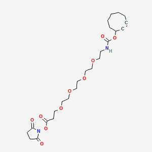 molecular formula C24H36N2O10 B12377889 Sco-peg4-nhs 