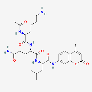 molecular formula C29H42N6O7 B12377902 Ac-KQL-AMC 