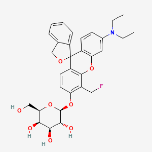 molecular formula C31H34FNO8 B12377916 SPiDER-|AGal-1 