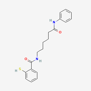 N-(6-anilino-6-oxohexyl)-2-sulfanylbenzamide