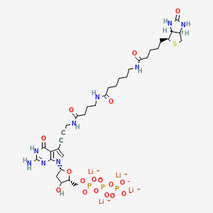 molecular formula C34H48Li4N9O17P3S B12377943 Biotin-16-dGTP (tetralithium) 