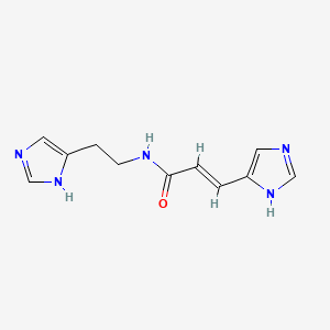 molecular formula C11H13N5O B1237795 N-Urocanylhistamine CAS No. 53215-86-4