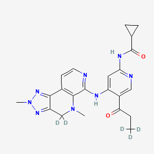 molecular formula C22H24N8O2 B12377966 Tyk2-IN-18-d5 