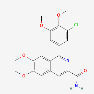 Tubulin polymerization/V-ATPase-IN-1