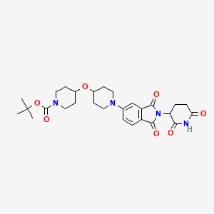 molecular formula C28H36N4O7 B12377976 E3 Ligase Ligand-linker Conjugate 51 