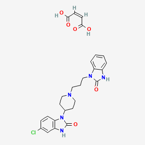 molecular formula C26H28ClN5O6 B1237798 Domperidone Maleate CAS No. 99497-03-7