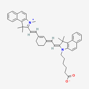 molecular formula C45H48N2O2 B12377982 Cyanine7.5 carboxylic 