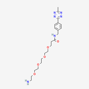 molecular formula C21H32N6O5 B12378025 Me-Tet-PEG4-NH2 