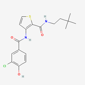 molecular formula C18H21ClN2O3S B12378030 Hsd17B13-IN-12 