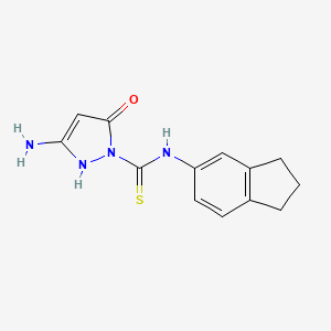 molecular formula C13H14N4OS B12378039 Antifungal agent 72 