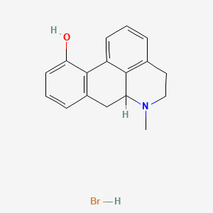 molecular formula C17H18BrNO B1237804 11-Hydroxyaporphine hydrobromide CAS No. 53055-01-9