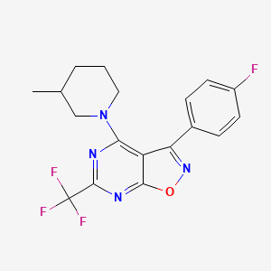 molecular formula C18H16F4N4O B12378054 TLR7 agonist 18 