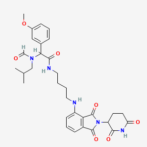 molecular formula C31H37N5O7 B12378103 MG degrader 1 