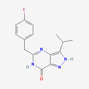 molecular formula C15H15FN4O B12378110 Phosphodiesterase-IN-1 