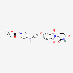 molecular formula C29H38N4O7 B12378115 E3 Ligase Ligand-linker Conjugate 23 