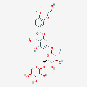 molecular formula C30H38O16 B1237815 Hidrosmina 