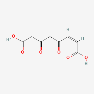 molecular formula C8H8O6 B1237821 4-马来酰基乙酰乙酸 CAS No. 5698-52-2