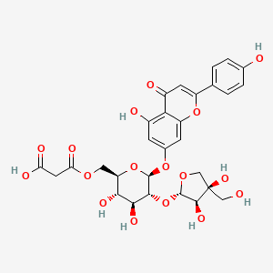 molecular formula C29H30O17 B1237822 Malonylapiin 