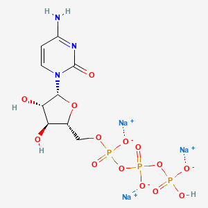 molecular formula C9H13N3Na3O14P3 B12378257 Cytarabine triphosphate (trisodium) 