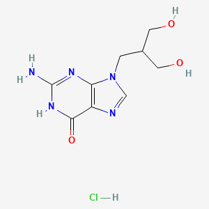 molecular formula C9H14ClN5O3 B12378268 Tiviciclovir (hydrochloride) 