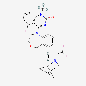 molecular formula C27H25F3N4O2 B12378277 Dgk|A-IN-5 