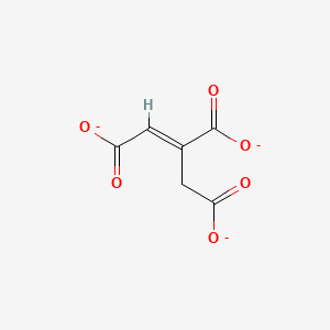 molecular formula C6H3O6-3 B1237828 trans-Aconitate(3-) 