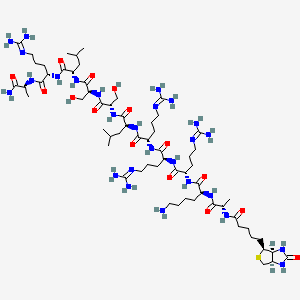 molecular formula C64H119N27O15S B12378323 S6(229-239), Amide, biotinalyted 