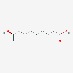 molecular formula C10H20O3 B1237833 (9R)-9-hydroxydecanoic acid 