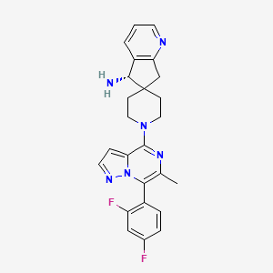 molecular formula C25H24F2N6 B12378330 Shp2-IN-20 