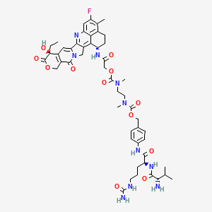 molecular formula C50H61FN10O12 B12378395 Val-Cit-PAB-DEA-Dxd 